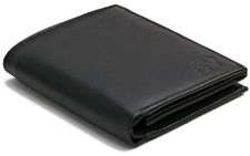 Fa.Volmer Leder Geldboerse Herren Portemonnaie Schwarz Hochformat Reißverschluss