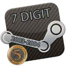 Steam Account * 7 Digit / 7 stellig * 14 Jahre / Years * 2004 + Original E-Mail 