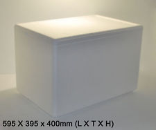 Styroporkisten / Styroporbox / Thermobox - Grösse: 595 x 395 x 400 mm
