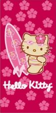 Serviette de plage Drap de bain Hello Kitty Surf rose beach towel coton