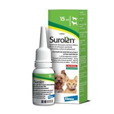 2x Surolan Ear drops for dogs and cats 15mL otitis, ear mite
