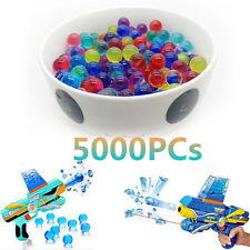 5000Pcs Balles Bullet d'Eau Cristal Doux Boules Billes Pour Jouet Pistolet à Eau