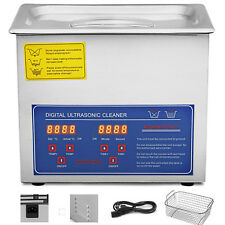 3L Nettoyeur à Ultrason Cleaner Acier Inoxydable Température 220W Numérique