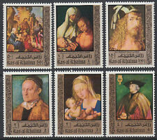 Ras al Khaima 1971 ** Mi.579/84 A Gemälde Paintings Albrecht Dürer