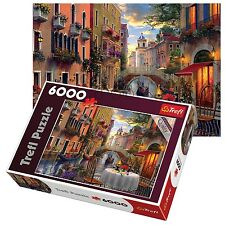 Trefl 6000 Piece Adult Large Romantic Venice Supper Meal Floor Jigsaw Puzzle NEW