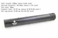 Silencieux Tactical 220mm Extension Canon 12 / 16mm Suppressor Silencieux