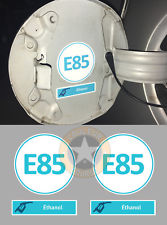 SET DE 2 X CARBURANT ETHANOL E85 AUTOCOLLANT STICKER TAILLE : 5cm