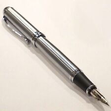 Jinhao X750 Stainless Steel Fountain Pen, Zebra G Flex Nib Calligraphy - UK SOLD