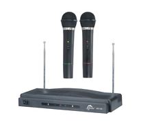 PRO DUAL KARAOKE MIC/MICROPHONE WIRELESS PROFESSIONAL DJ, MIC SINGING,SPEECHES 