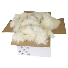 Lammfell Schaffell Reste 5 kg Champagner/Weiß Fellreste Füllmaterial basteln 
