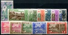 GUYANE 1939 Yvert 157-168 ** POSTFRISCH TADELLOS (F3676