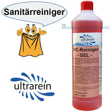 1 Liter WC Reiniger GEL -extra stark- Toilettenreiniger Sanitär Reinigungsmittel