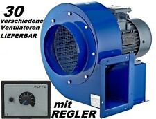 200M Industrial Extractor Fan Centrifugal Blower + 500W controller fume exhaust