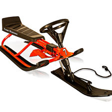 Luge À Volant - Biplace Pour Sports D'Hiver Adultes Et Enfants Max 75Kg - Rouge