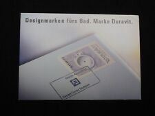 ++ Faltkarte Duravit Designmarken fürs Bad # 9 Marken im Block ++