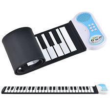 in.tec® Rollpiano E-Piano Keyboard Kinder Klavier Rollbar Silikon Roll Up Piano
