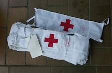 LOT  DE  10 BRASSARDS  CROIX  ROUGE   MILITAIRES  ANCIENS  