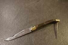 Ancien couteau Laguiole THERIAS 73 Au CROCUS.Mouche forgée.13,2 cm.OldKnife. 