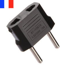 Adaptateur Secteur Prise Americaine US USA vers France Europe EU Eur FR voyage