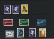 Vereinte Nationen UNO lot Flugpostmarken sh. Scan postfrisch ** MNH Flugpost