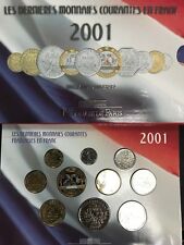 FRANCE - Coffret BU 2001 - La Monnaie de Paris - Brillant Universel