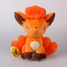 10.6" 27Cm Pokemon Goupix Vulpix Autorisé Farci Animal Doux Peluche Jouet Poupée