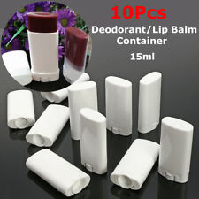 10Pcs DIY Déodorant Vide Bouteille Tube Rouge à Lèvre Baume Conteneur Plastique