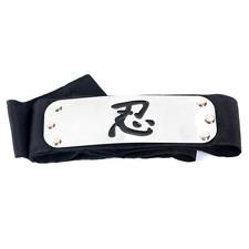 Bandeau Naruto Konoha Anime Manga Shinobi Cosplay Déguisement de Ninja