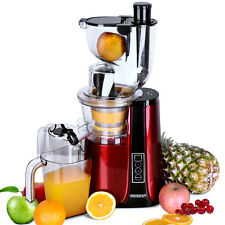 Monzana Entsafter Slow Juicer 500W Saftpresse Edelstahl Fruchtpresse 60U/min