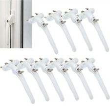 10 x UPVC Window Handle Inline Double Glazing Locking Espag Lock PVC Universal
