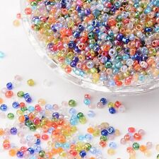 2000 PERLES DE ROCAILLE MULTICOLORE Ø 2 mm 12/0 CREATION BIJOUX
