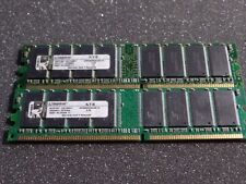 KINGSTON KVR400X64C3A/1G PC3200 DDR-400 DDR1 RAM 2GB ( 2x 1GB ) #K3-2 <
