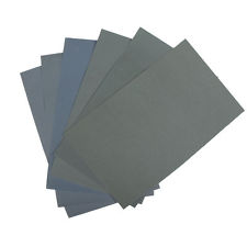 6 Feuille Papier de verre Abrasif Polissage Ponçage 600/1000/1200/1500/2000/2500
