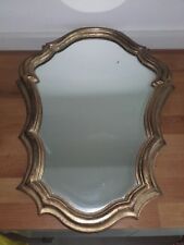 MIROIR EN BOIS DORE ANCIEN 19 ème 