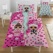LOL Surprise Single Bedding Duvet Set Bedroom Reversible Kids Childrens