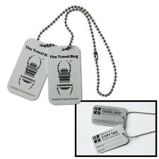 Geocaching Travel Bug® silber mit Copytag Origin standard Groundspeak Travelbug