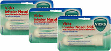 Vicks Inhalateur Bâton Nasal 0.5ml Ml X3 Triple Pack - Rapide Soulage les Bouché
