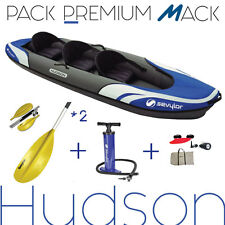 KAYAK 2/3 places HUDSON SEVYLOR. PACK livré avec 2 pagaies et pompe HP