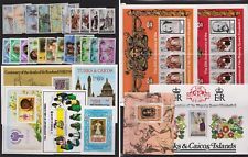 Turks & Caicos 1970s & 1980s Good selection of MNH stamps & Mini Sheets - (132)