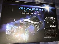 Virtual reality  3D   plastic  headset  scope for smartphones