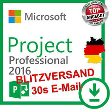 Microsoft Project 2016 Professional  Vollversion Original Business - 30s Versand