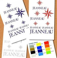 JEANNEAU PLAN STICKERS POUR BATEAU (a Choisir Couleur) PROMOTION NÖEL