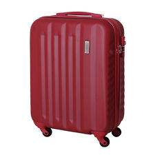 Handgepäck Hartschalen Reise Koffer Trolley 30 Liter Dunkel Rot 811 B