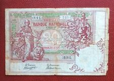 Belgique - Rare Billet de 20 Francs du 3-6-1910 - Rare