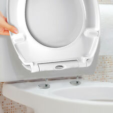 Luxury White Quick Release Soft Close Toilet Seat Top Fix Easy Clean Bathroom WC