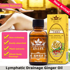 30ML Plante Naturelle Huile De Gingembre Thérapie Massage Drainage Lymphatique