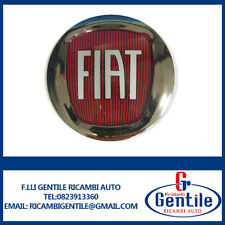 VETRINO CON FREGIO BIADESIVO LOGO FIAT DIAMETRO 65