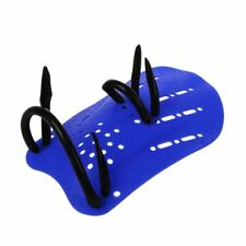 2X(SODIAL(R) Paire Bleu fonce piscine Plastique Main Pagaies Gants palmes S2J1)