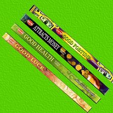 Encens GOOD FORTUNE/ ATTRACTS MONEY/ GOOD LUCK/ GOOD HEALTH-Lot x4 économique ! 