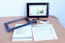 HannSpree 8" digitaler Bilderrahmen Sound »SD8073MR« Wechselrahmen Top Zustand